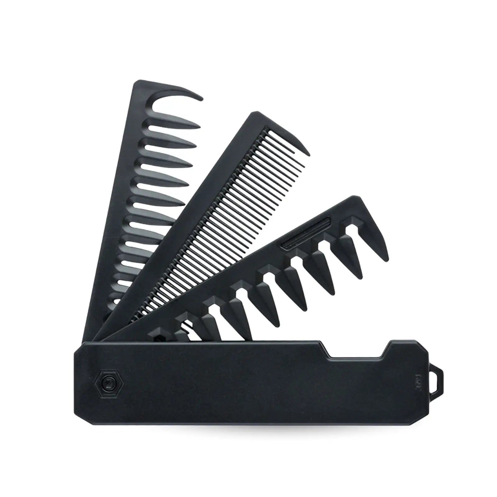 Mulitfunctional Folding Hair Comb Wide Tooth Oil Head Styling Beard Comb Hair Clipper Combs 1/2/3 In1 Portable Hairdressing Comb Quick Pick Grocers