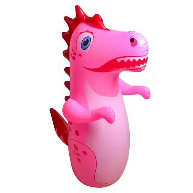 Children Adult Tumbler Boxing Inflatable Standing Punching Bag Boys Dinosaur Sport Toys Kids Activity Outdoors Game Gift Quick Pick Grocers