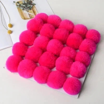 Pompom 5cm 6cm 8cm Fluffy Fur Ball Soft Pompon DIY Pompons For Keychain Sewing On Scarf Hats Shoes Apparel Craft Supplies Econic Blanks