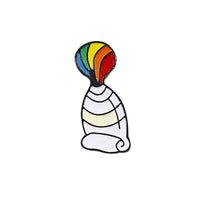 LGBT Flag Rainbow Heart Brooch Peace and Love Enamel Pins Clothes Bag Lapel Pin Gay Lesbian Pride Icon Badge Unisex Jewelry Gift Quick Pick Grocers