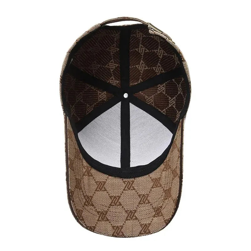 Four Seasons New Sunscreen Three-Line Sewn Baseball Cap Men's And Women's Casual Cap Net Red Distressed 1841 Hat Quick Pick Grocers