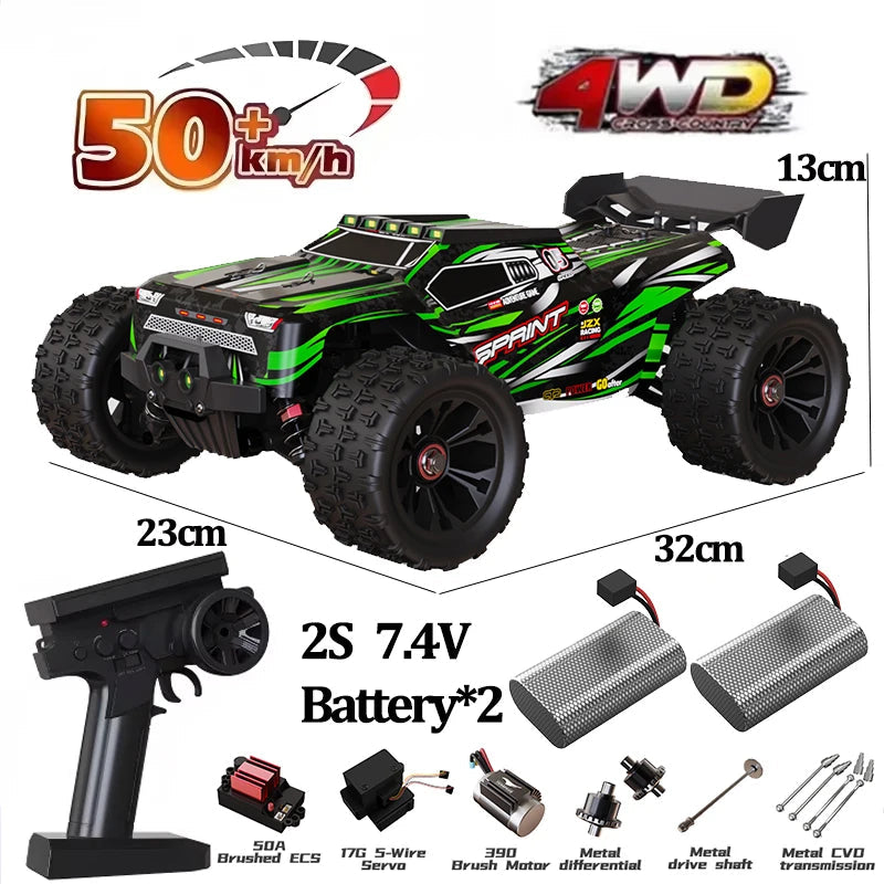 9522PRO 85KM/H High-speed RC Car Brushless Four-wheel Drive Off-road Drift 1:16 Professional Racing Car 9522 50KM/H Boy's Toy Econic Blanks