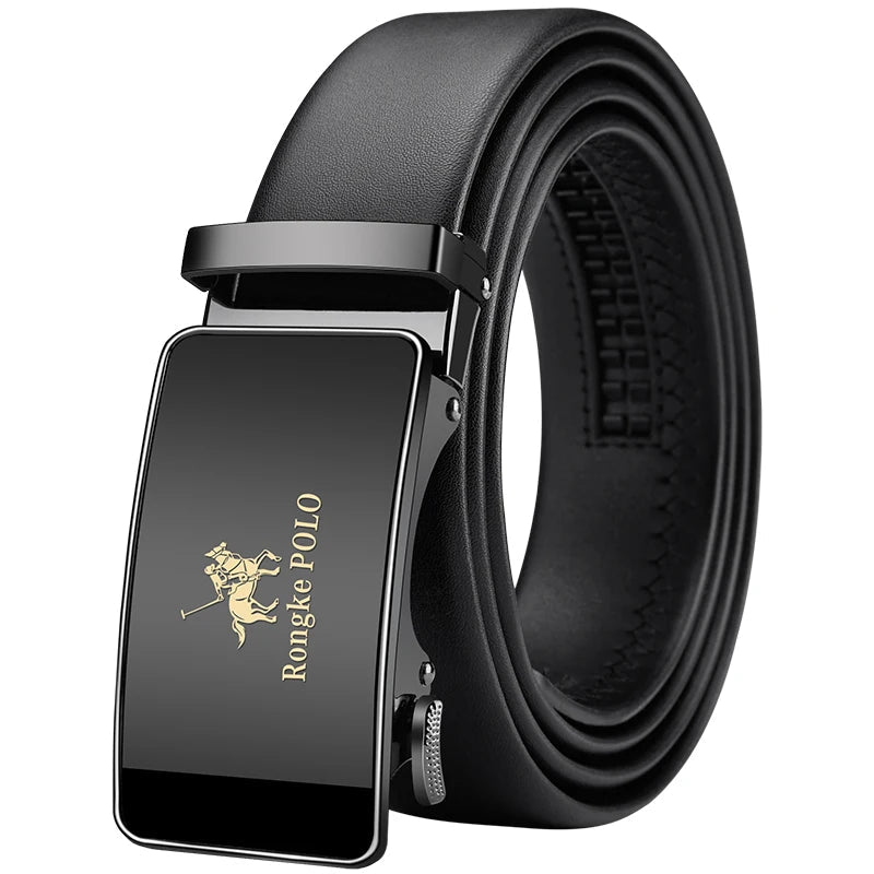 OYIFAN Men Belt Genuine Leather Belt for men Automatic belts Adjustable waistband Business belts 허리띠 Quick Pick Grocers