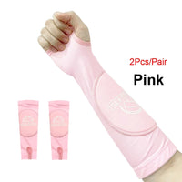 Kids/Adults Volleyball Arm Sleeves Passing Hitting Forearm Sleeves with Protection Pads and Thumb Hole Padded Volleyball Sleeves Quick Pick Grocers