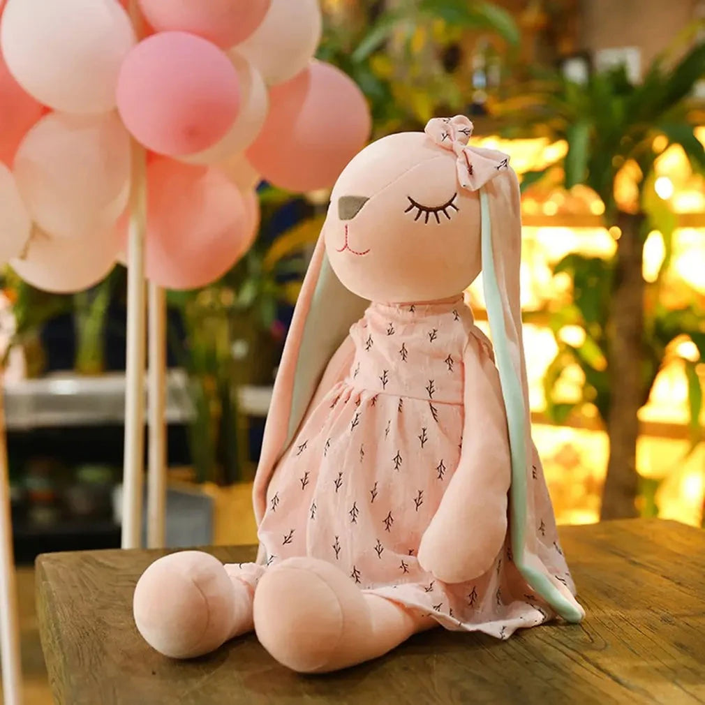 35cm Cute Bunny Plush Toy – Soothing Sleeping Rabbit Doll for Kids Econic Blanks