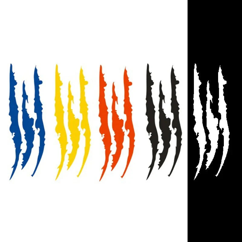 Car Sticker Reflective Monster Claw Scratch Stripe Marks Headlight Decal Auto Exterior Waterproof Vinyl Decal Car Accessories Econic Blanks
