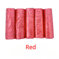 100PCS Mixed Color Thicken Disposable Garbage Bags Kitchen Storage Trash Can Liner Bags Protect Privacy Plastic Waste Bag Econic Blanks