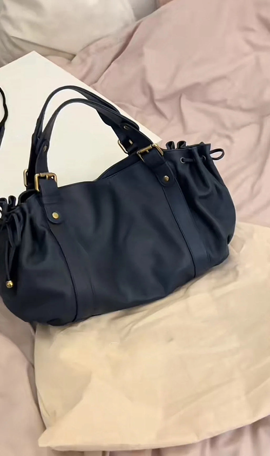 Women's Crossbody Simple Handbag Commuter Shoulder Boston Bag Stylish Versatile Work Bag Soft Polyester Interior Quick Pick Grocers