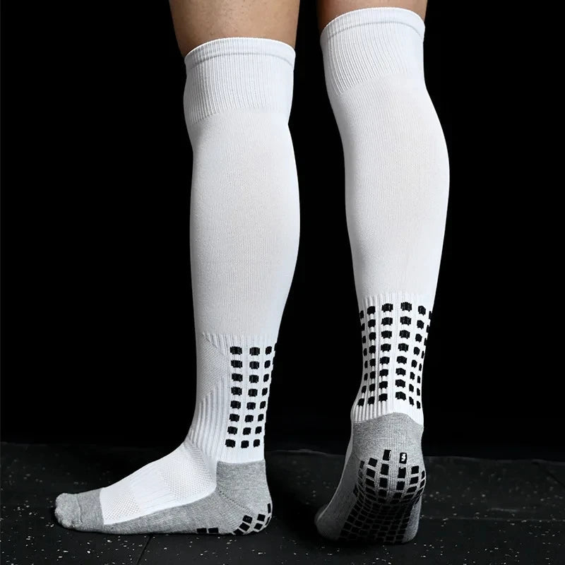 New Long Football Socks Silicone Suction Cup Grip Anti Slip Soccer Socks Sports Men Women Baseball Rugby Socks Quick Pick Grocers