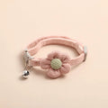1Pc Cat Collar with Cute Flower  Adjustable Buckle Cat Collar Bell Collar Cat  Small Pet Supplies  Kitten Collar  Small Dog Acce Econic Blanks