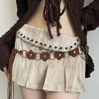 New Butterfly Tassel Waist Chain Y2K Trendy Bohemian Belt Summer Beach Accessories Vintage Flower Bohemian Belt Quick Pick Grocers