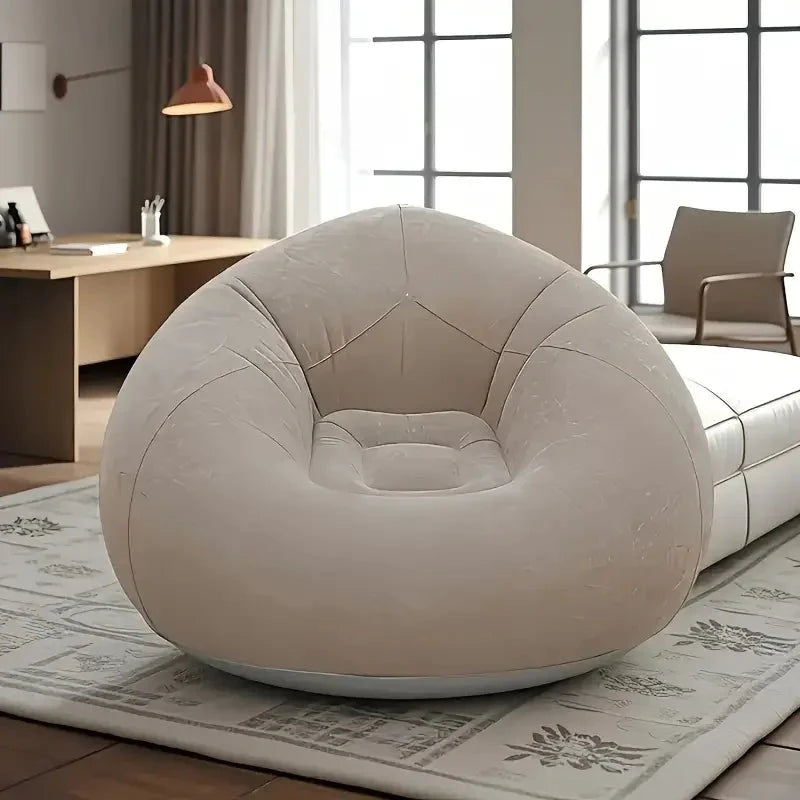 2pcs (1 sofa + 1 air pump) PVC inflatable sofa, suitable for camping, hiking and outdoor activities, Halloween/Christmas gifts Econic Blanks