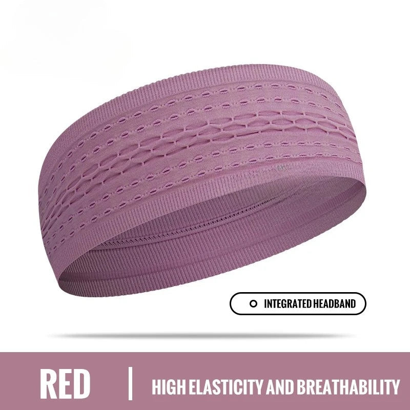 1PC Non-Slip Sport Headbands Moisture Wicking Workout Sweatband for Men & Women Fitness Running Cycling Football Yoga Hairband Quick Pick Grocers