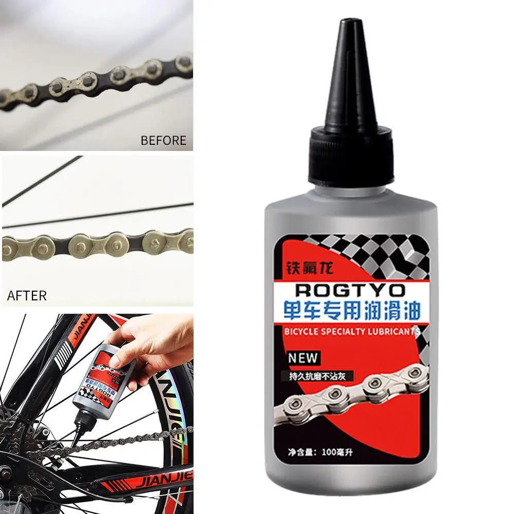 100ml Bicycle Chain Lubricant Special Dry Weather MTB Race Bike Oil for Fork Flywheel Cycling Daily Maintenance Accessories Quick Pick Grocers