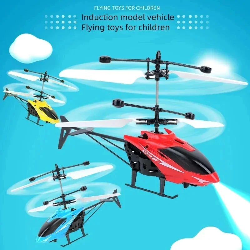 Rechargeable Mini RC Drone Remote Safe Fall-resistant RC Helicopters Drone Children Toys（No remote control battery） Econic Blanks