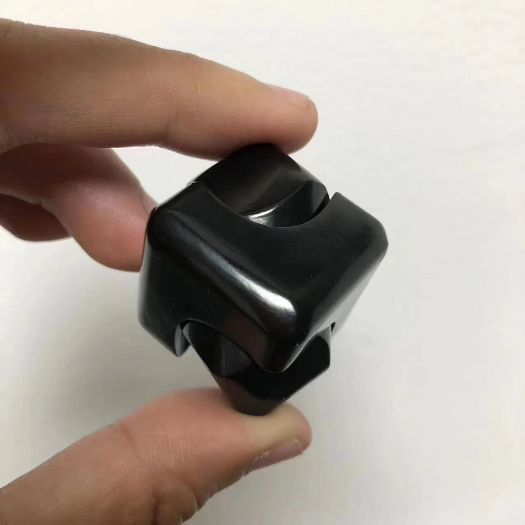 Square Decompression Spinning Top Dice Cube Anti-Anxiety Fingertip Toys Hand Fidget Spinner Vent Toys Flipo Flip For Children Econic Blanks