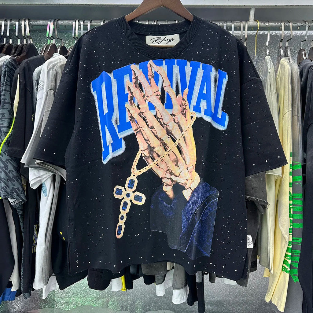 Shinning Bling Diamond Short Sleeve Cropped T-shirt for Men and Women Crew Neck Rhinestone Loose Cotton Summer Tshirts Oversized Quick Pick Grocers