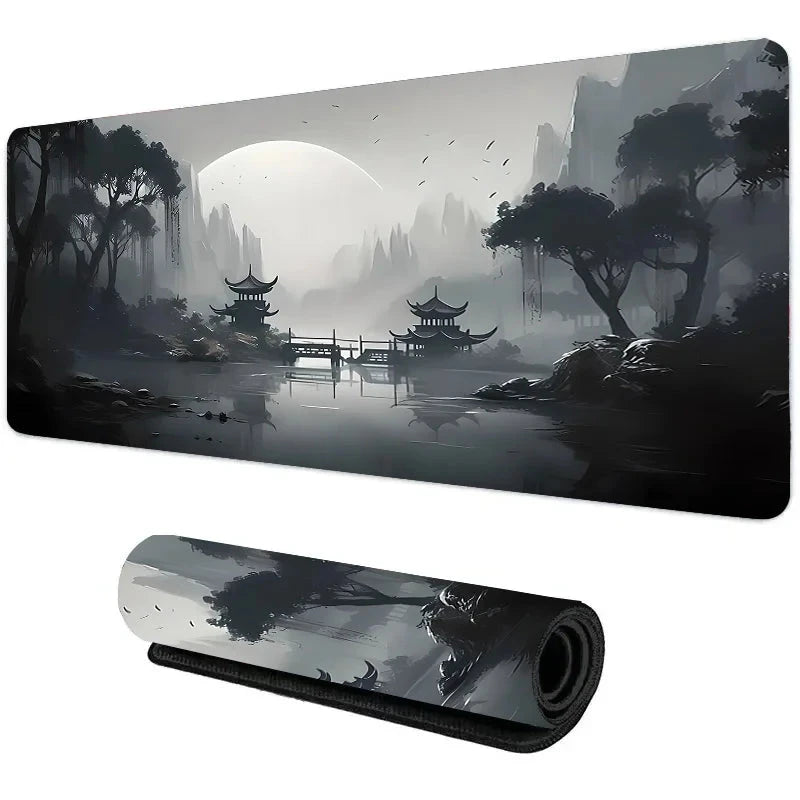 Night Moonlight large cool mouse pad laptop non-slip esports office desk mat game player mousepad mini PC desktop accessories Econic Blanks