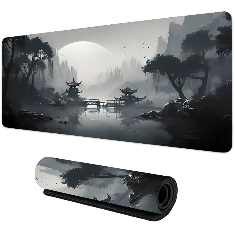 Night Moonlight large cool mouse pad laptop non-slip esports office desk mat game player mousepad mini PC desktop accessories Quick Pick Grocers