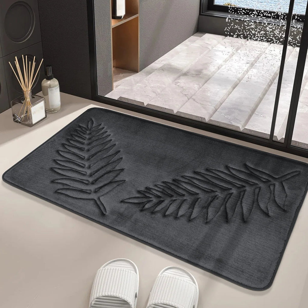 3PCS Set Bath Mats Nonslip Soft Quick Dry Bathroom Soft Rugs Water Absorption Dry Fast Bath Mat Machine Washable For Home Floor Quick Pick Grocers