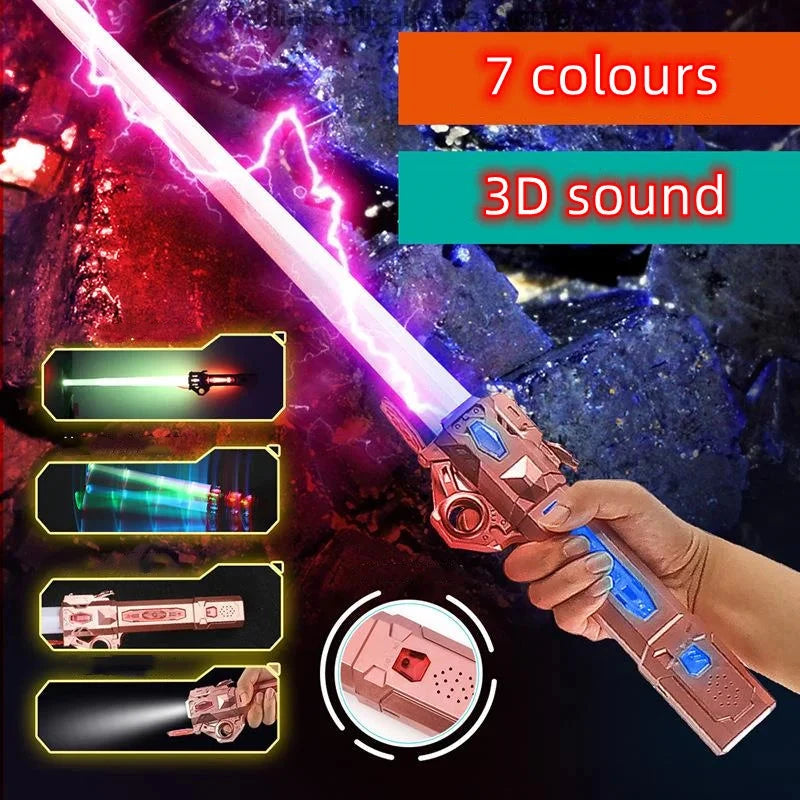 Children’s Lightsaber Toy – 2-in-1 RGB Flash Sword for Kids Econic Blanks