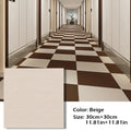 30x30cm DIY Modern Carpet Self-adhesive Anti Slip Block Fully Spread Floor Mat Bedroom Study Office Can Be Cut Quick Pick Grocers