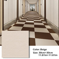 30x30cm DIY Modern Carpet Self-adhesive Anti Slip Block Fully Spread Floor Mat Bedroom Study Office Can Be Cut Quick Pick Grocers