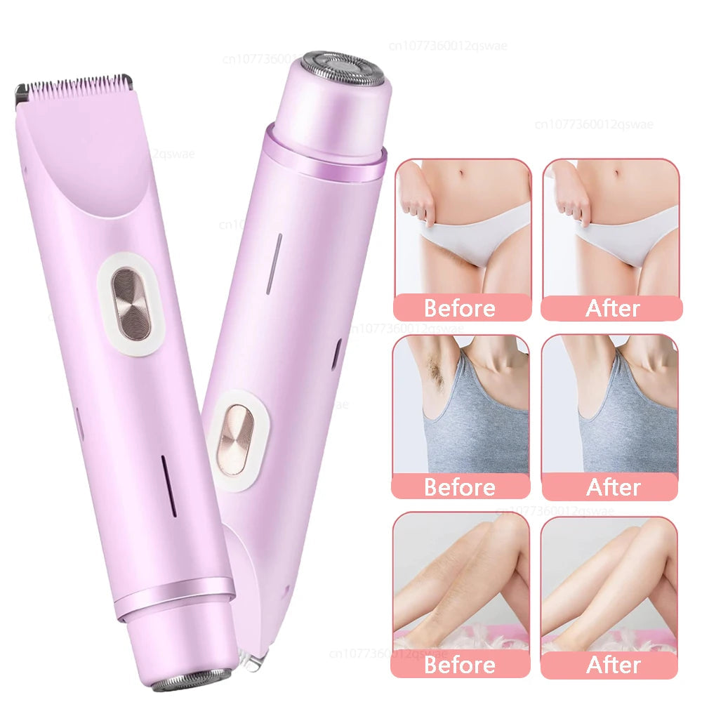 Electric Razor Woman Shaver Painless Mustache Epilator Leg Bikini Body Hair Trimmer for Women Facial Epilator Hair Remover Quick Pick Grocers