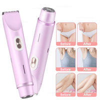 Electric Razor Woman Shaver Painless Mustache Epilator Leg Bikini Body Hair Trimmer for Women Facial Epilator Hair Remover Quick Pick Grocers