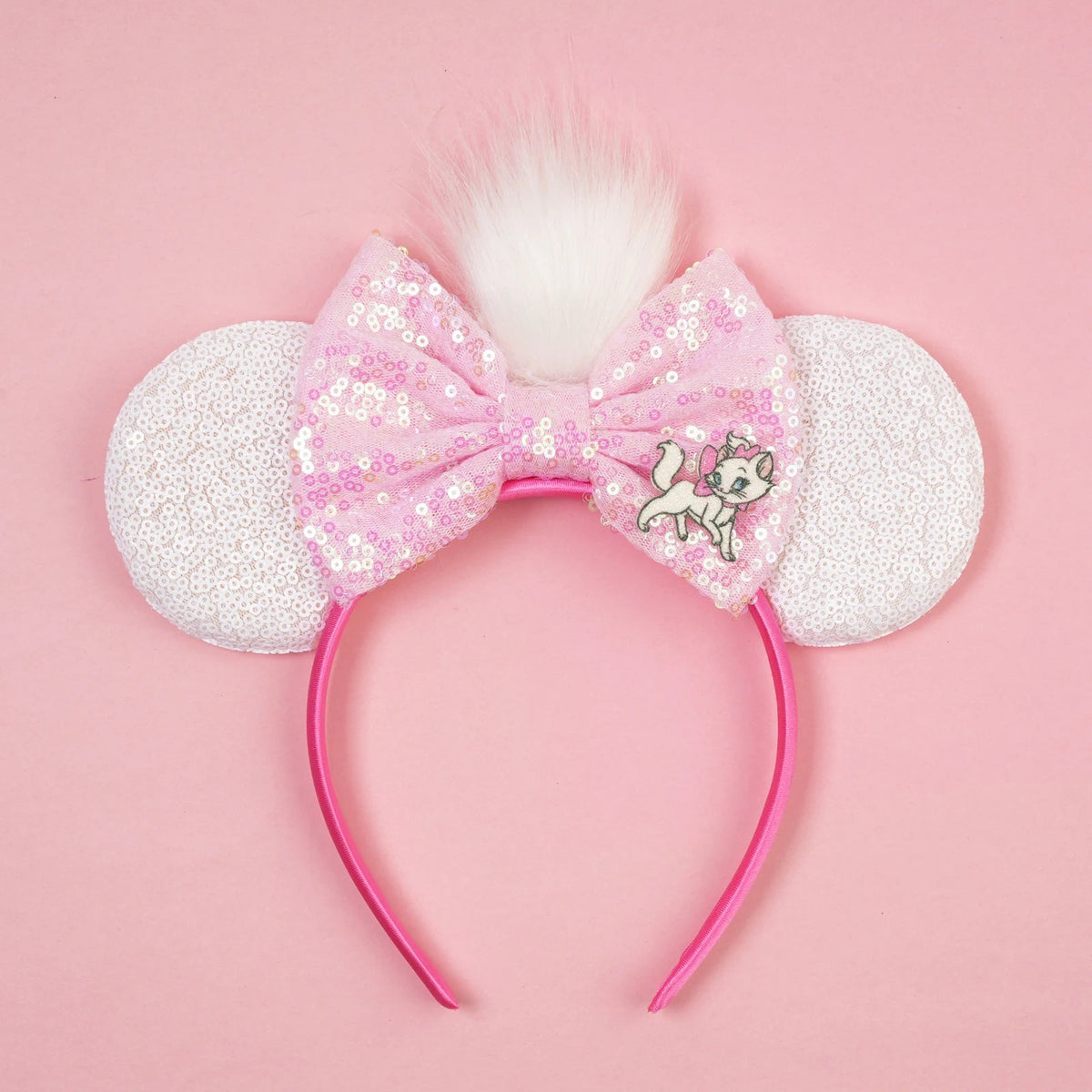 New Christmas Halloween Mouse Ears Headband Cartoon Sequin Bows Headband Birthday Party Princess Cosplay Costume For Women Adult Quick Pick Grocers