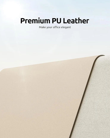 Large Mouse Pad,Office Desk Mat, Leather Desk Pad Protector, Non-Slip PU Leather Desk Blotter, Laptop Desk Pad Quick Pick Grocers