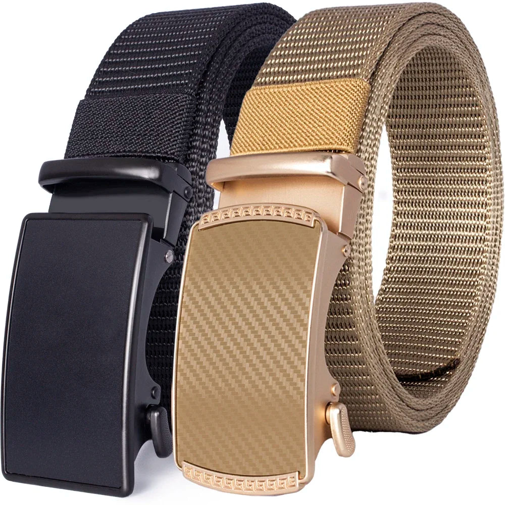 Automatic Buckle Light Comfortable Nylon Military Belt Outdoor Hunting Multifunctional Tactical Canvas Belt High Quality Men Bel Quick Pick Grocers