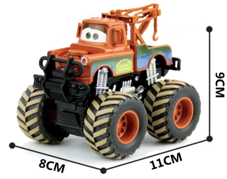 Disney Pixar Cars Toy Lightning McQueen Metal Mode Return Car Jackson Storm Mater Inertial Force Car Model Toy Kid Birthday Gift Quick Pick Grocers