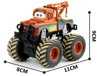 Disney Pixar Cars Toy Lightning McQueen Metal Mode Return Car Jackson Storm Mater Inertial Force Car Model Toy Kid Birthday Gift Quick Pick Grocers