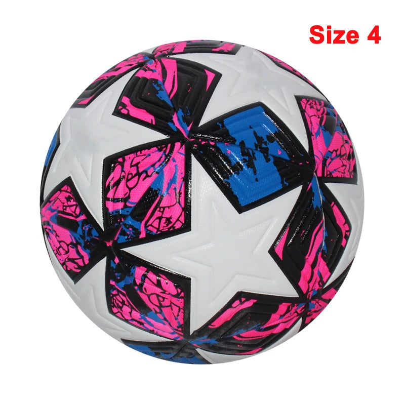 Standard Soccer Ball Professional Outdoors Sports Match Balls Training Seamless Football High Quality PU Material Size 5 Size 4 Quick Pick Grocers