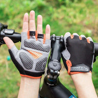 Men Cycling Bicycle Gloves Half Finger Gym Gloves Women Mitten Breathable Anti-slip Glove Fitness Sport Training Gloves Quick Pick Grocers