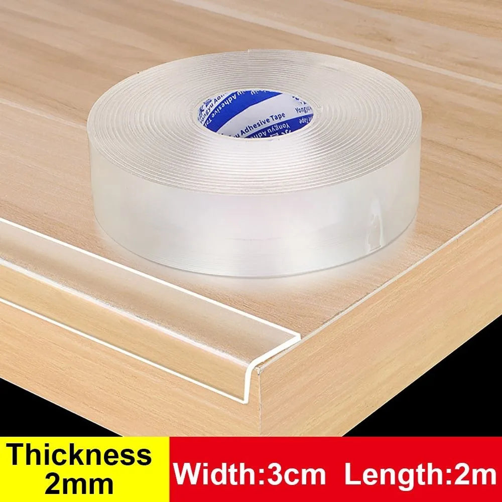 Table Edge Guard Tape Furniture Corner Bumper Self Adhesive Collision Proof Protective Strip Thickened Transparent Soft Tape Quick Pick Grocers