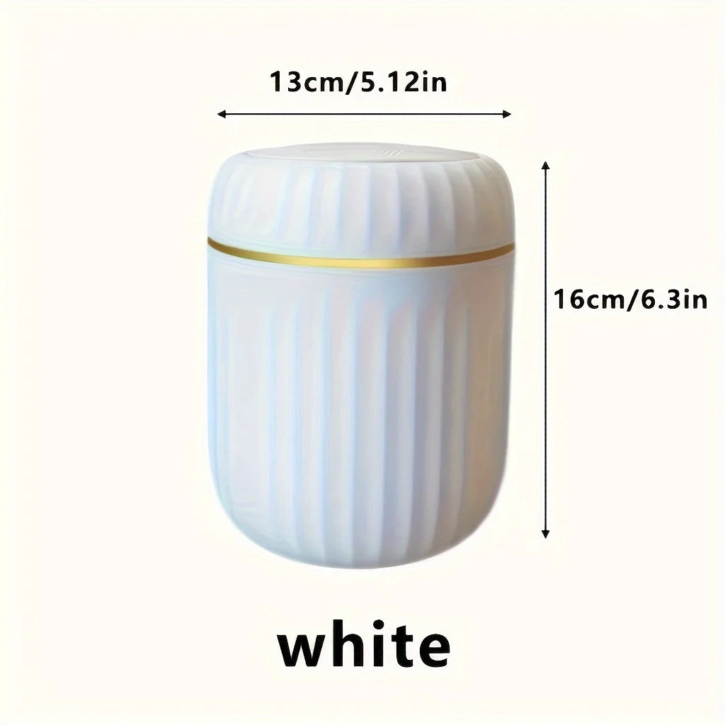 Mini Desktop Trash Can with Lid Garbage Waste Bin Organizer Bedroom Office Desk Storage Box Made Durable Plastic Home Supplies Econic Blanks