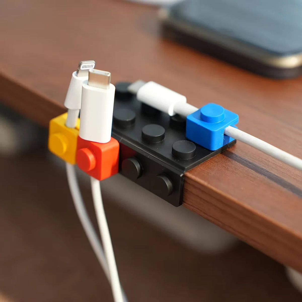 2 Sets of Modular Cable and Data Cable Organization, Modular DIY Design, Suitable for Desktop/Home Use, Desktop Organization Quick Pick Grocers
