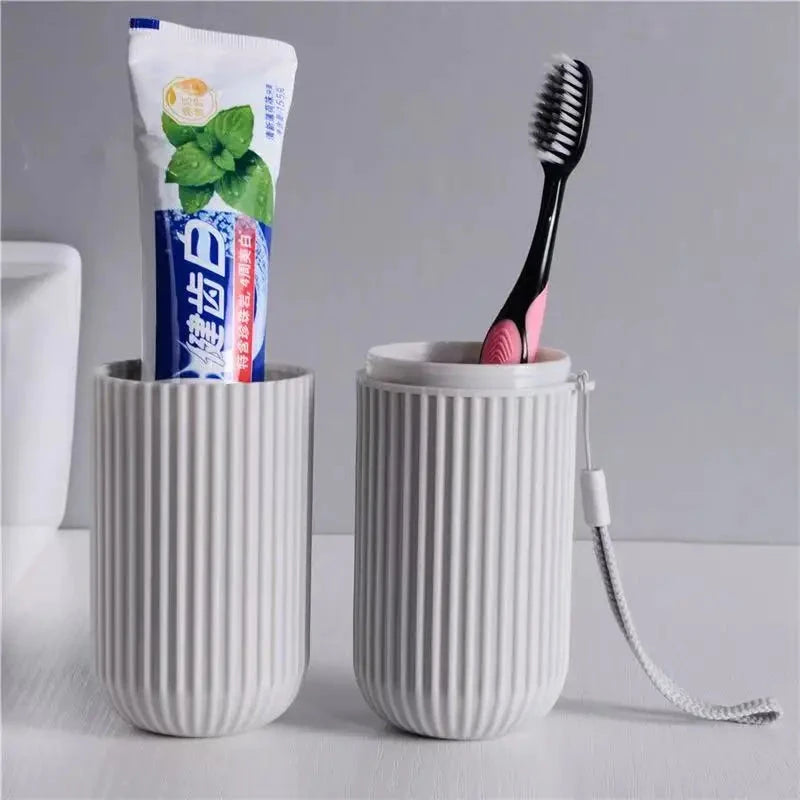 Portable Toothpaste Toothbrush Protect Holder Case Travel Camping Storage Box Organizer Travel Toiletries Storage Cup New Creat Econic Blanks