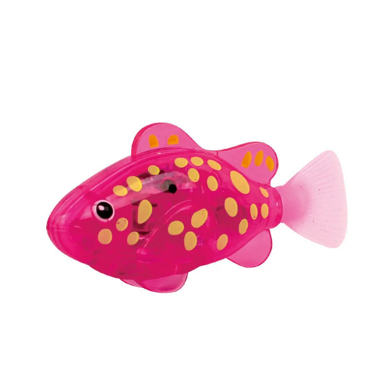 Baby bath light-up sensor electric small fish playing in water pet fish swimming fish can swim realistic clownfish toy Quick Pick Grocers