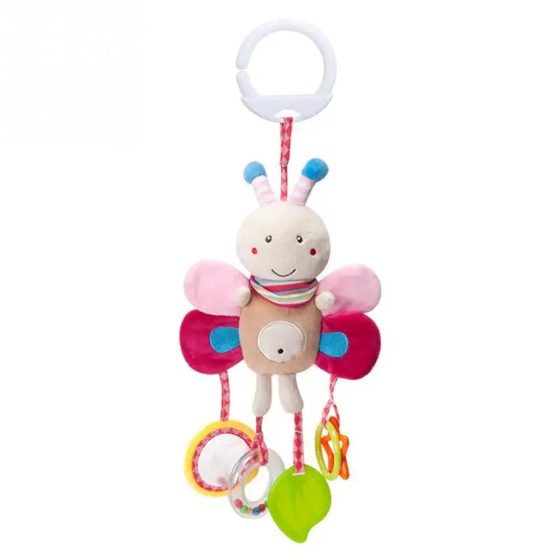 Newborn Baby Plush Stroller Toys Baby Rattles Mobiles Cartoon Animal Hanging Bell Educational Baby Toys 0-12 Months Speelgoed Purest Peak