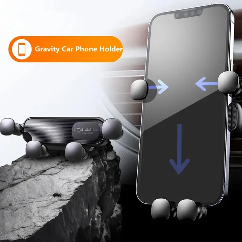Car Phone Holder Air Vent Clip Mount Universal Mobile Stand for GPS Support Compatible with iPhone 13/12 Pro Xiaomi Samsung Quick Pick Grocers