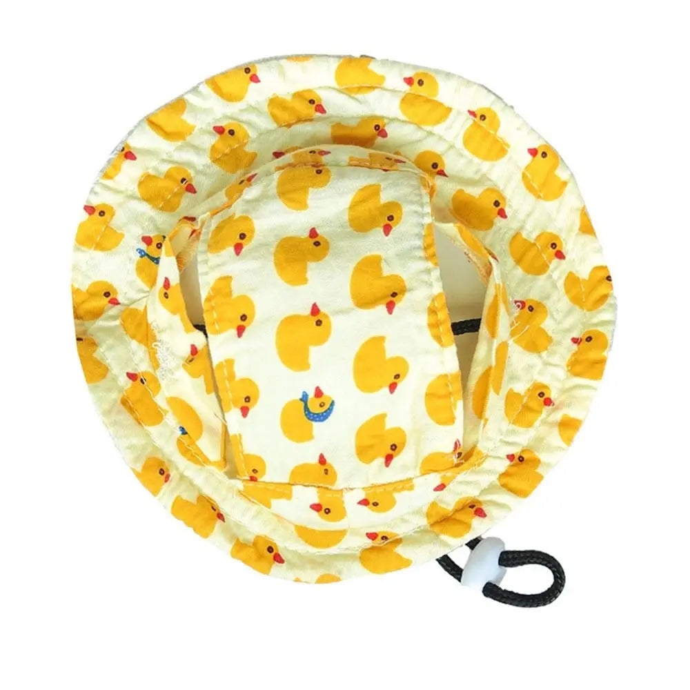 High-quality Adjustable Pet Sun Hat Cat Dog Breathable Dog Sunshade Hats Outdoor Travel Pet Fisherman Hat Quick Pick Grocers
