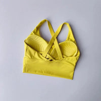 Shockproof High-Intensity Exercise Fitness Bra All-In-One Cup Running Gathered Yoga Beauty Back Breathable Sports Bra for Women Quick Pick Grocers