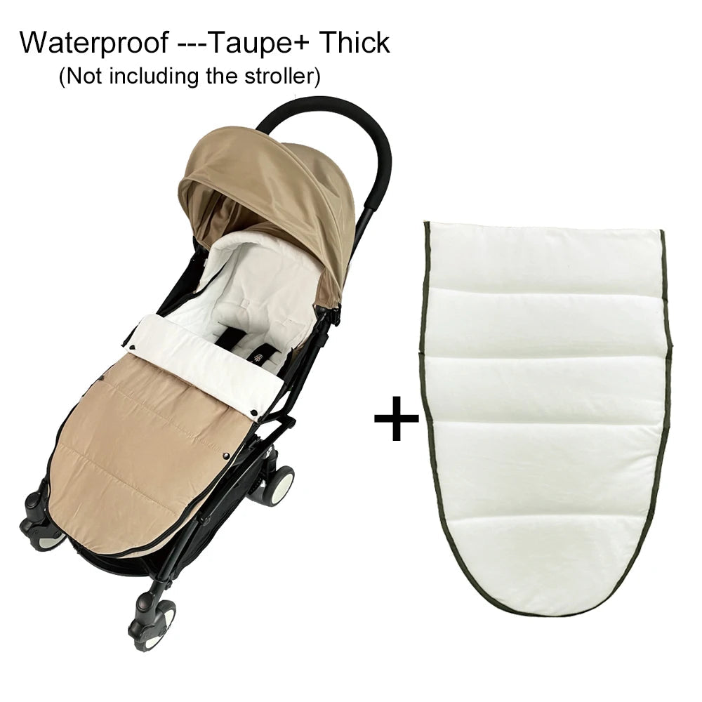 Universaln Stroller Footmuff Compatible with all YOYO Strollers and Bugaboo strollers - Windproof, Waterproof & Thermal Warm Purest Peak