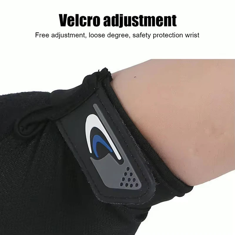 Summer Men Fishing Gloves Women Two Finger Cut Male Touchscreen Angling Anti-Slip Sun-Proof Breathable Cycling Fitness Gloves Quick Pick Grocers