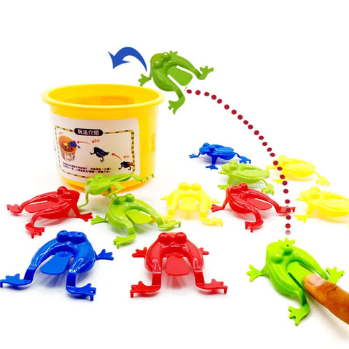 10-20Pcs Jumping Frog Bounce Fidget Toys For Kids Novelty Assorted  Stress Reliever Toys For Children Birthday Gift Party Favor Econic Blanks