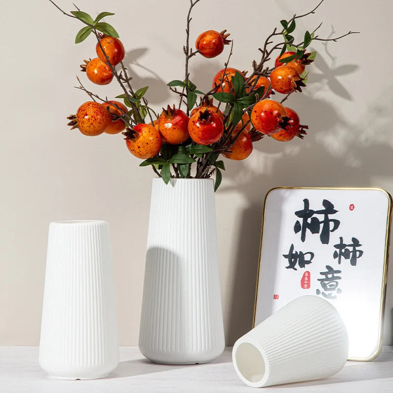 Elegant Nordic Flower Vase Durable Plastic Vase Ornaments, Flower Arrangement, Home Living Room Decoration,  Flower Creative Art Quick Pick Grocers