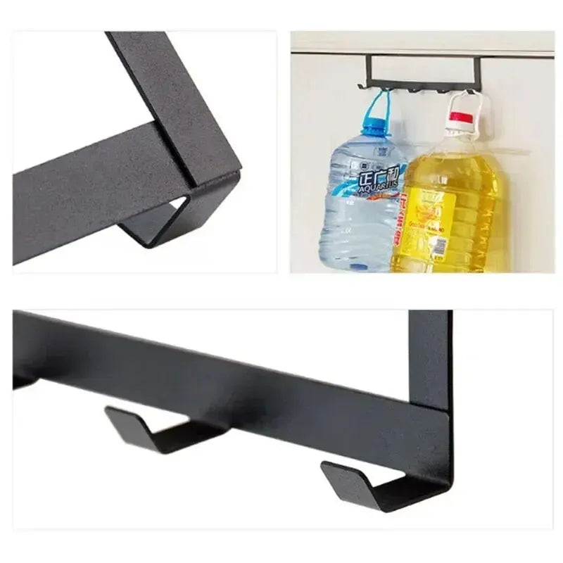 Hooks Over The Door 5 Hooks Home Bathroom Organizer Rack Clothes Coat Hat Towel Hanger Bathroom Kitchen Accessories Econic Blanks